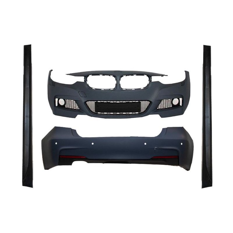 Set bara față + spate (evacuare dublă MSR) -M-Tech-, BMW 3 F30+LCI 2012-18 WENDERPARTS A0302104