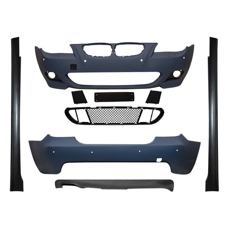 Set bara față + spate (18mm, cu PDC) -M-Tech-, BMW 5 E60-LCI 2007-09 WENDERPARTS A0602102