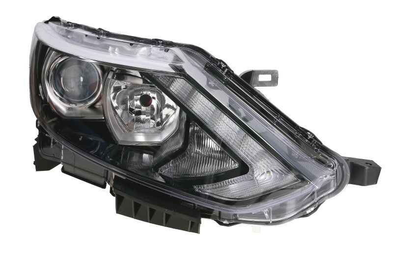 Far dreapta (H11/H7/LED, electric, cu motor) NISSAN QASHQAI II J11 11.13-03.17 TYC 20-14679-06-2
